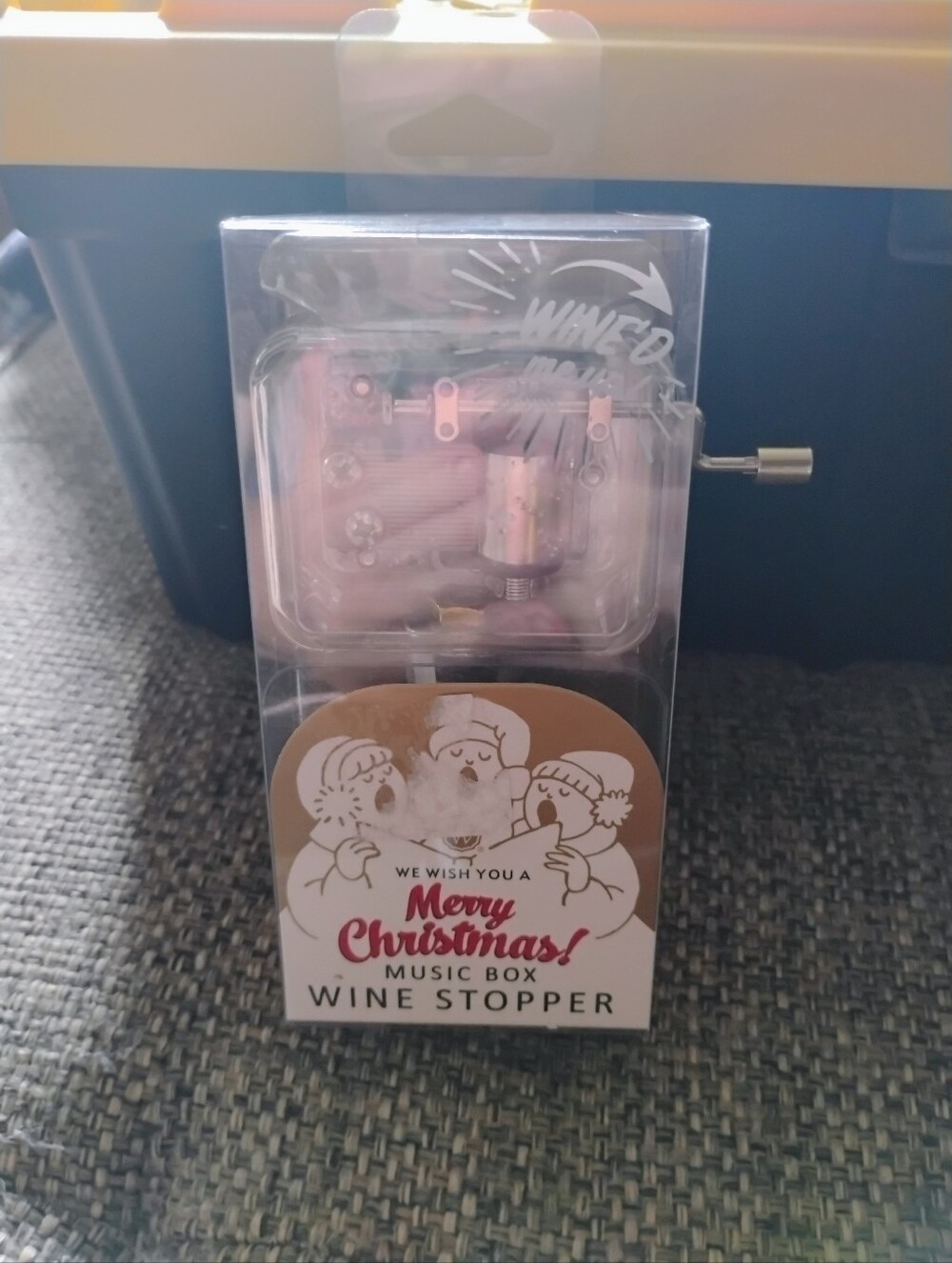 New Music Box Wine Stopper